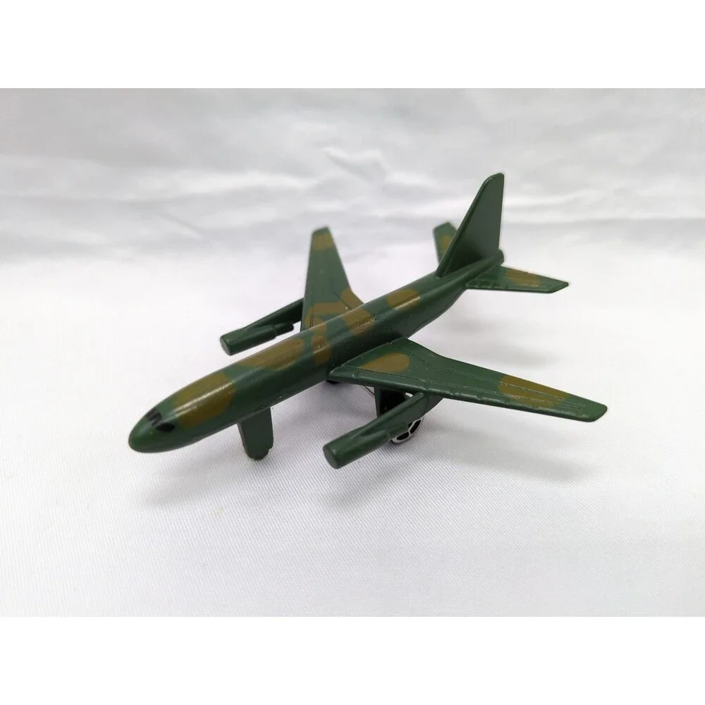 WWII Green Military Fighter Jet Diecast Plane Toy 3